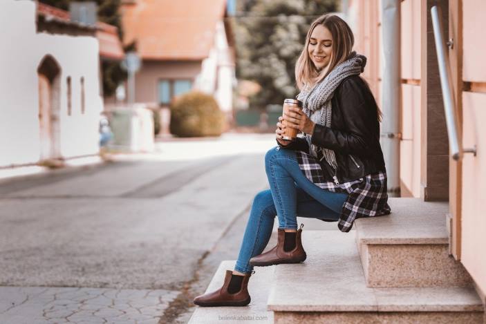 basi batai vilioja moterys Be Lenka HZVH129 tamsiai rudas