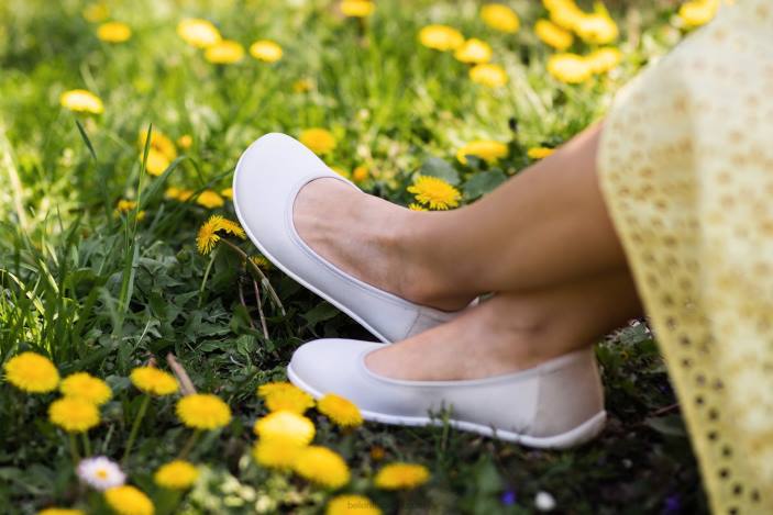 baleto butai – sophie moterys Be Lenka HZVH162 kreidos baltumo