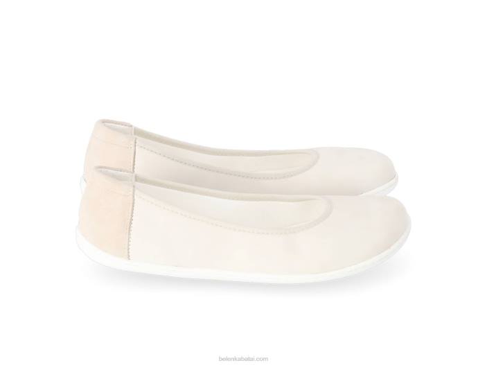 baleto butai – sophie moterys Be Lenka HZVH162 kreidos baltumo
