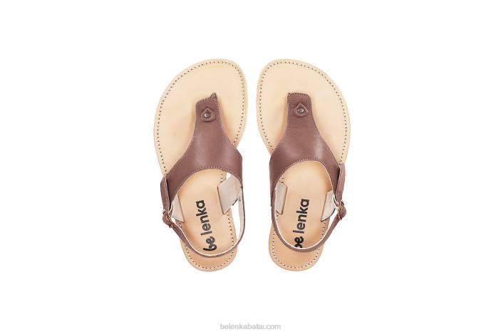 basos basutės – promenada moterys Be Lenka HZVH148 tamsiai rudas