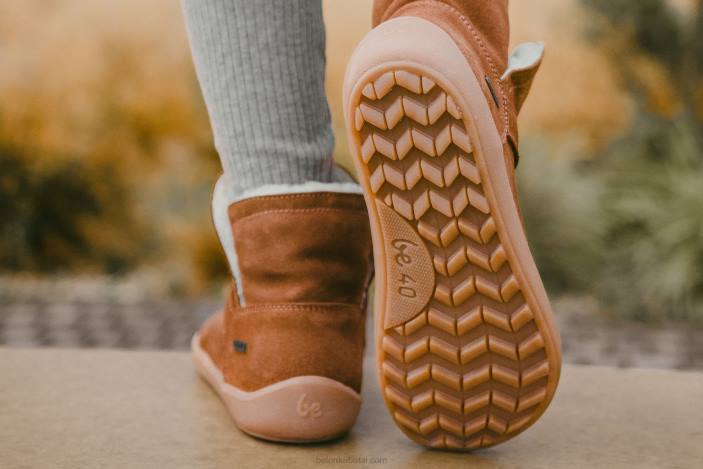 batai basomis kojomis polaris moterys Be Lenka HZVH140 rudas