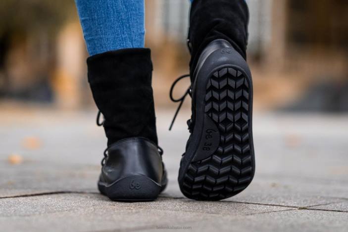 žieminiai batai basomis sniego lapės moteris moterys Be Lenka HZVH149 visas juodas