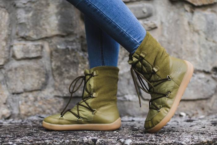 žieminiai batai basomis sniego lapės moteris moterys Be Lenka HZVH150 Žalioji armija