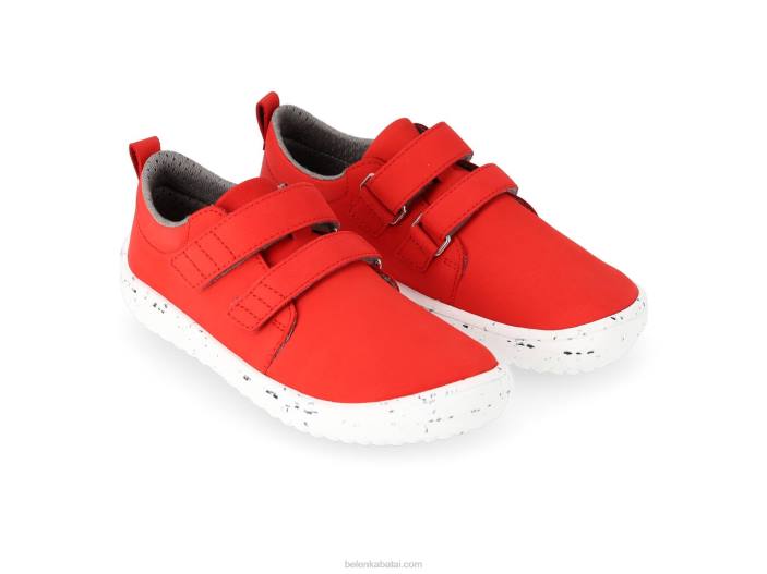 linksmi vaikai basomis kojomisBe Lenka HZVH212 raudona/balta