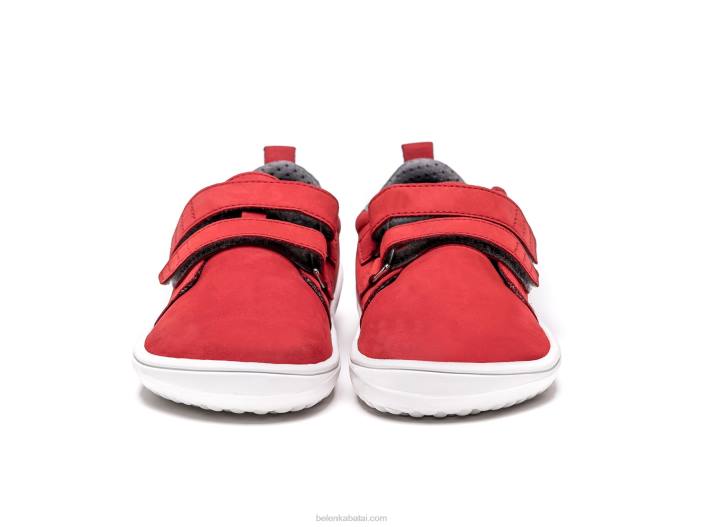 vaikiški batai basomis kojomis linksmiBe Lenka HZVH202 raudona