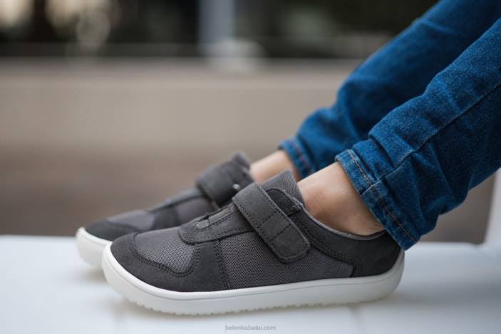 vaikiški sportbačiai basomis kojomis – džiaugsmasBe Lenka HZVH220 pilka