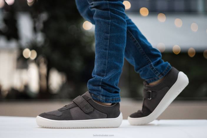 vaikiški sportbačiai basomis kojomis – džiaugsmasBe Lenka HZVH220 pilka