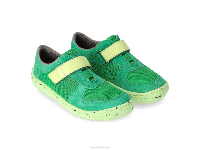 vaikiški sportbačiai basomis kojomis – džiaugsmasBe Lenka HZVH222 visas žalias