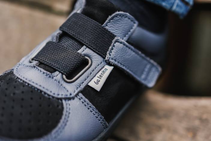 vaikiški sportbačiai basomis kojomis – skystiBe Lenka HZVH200 anglis/juoda