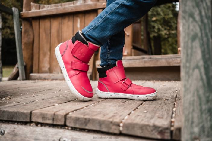 vaikų žiemos basomis kojomis panda 2.0Be Lenka HZVH192 aviečių rožinė