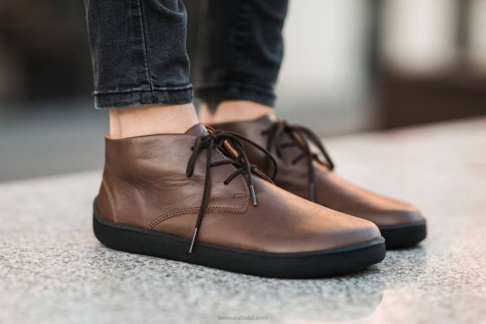 basi batai slysta vyrų Be Lenka HZVH71 tamsiai rudas