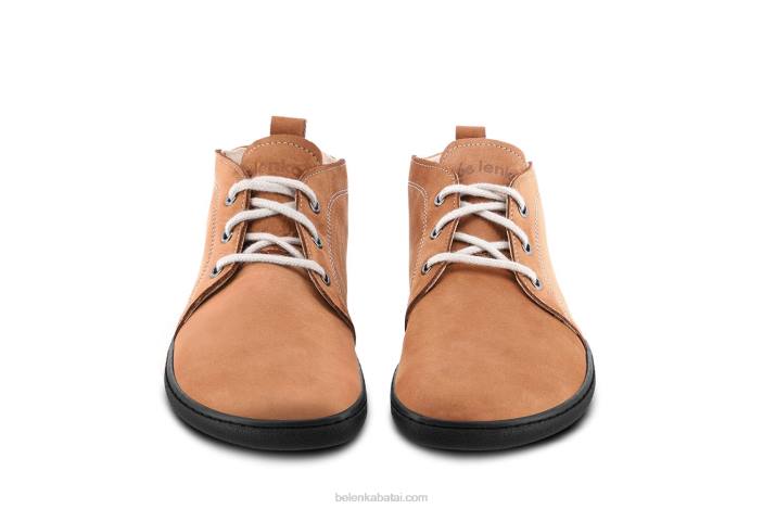 batai basomis kojomis – ikona vyrų Be Lenka HZVH67 konjako