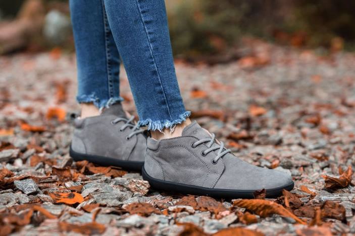 batai basomis kojomis – ikona vyrų Be Lenka HZVH68 akmenukų pilka