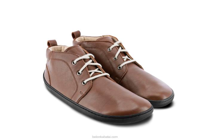 batai basomis kojomis – ikona vyrų Be Lenka HZVH69 tamsiai rudas