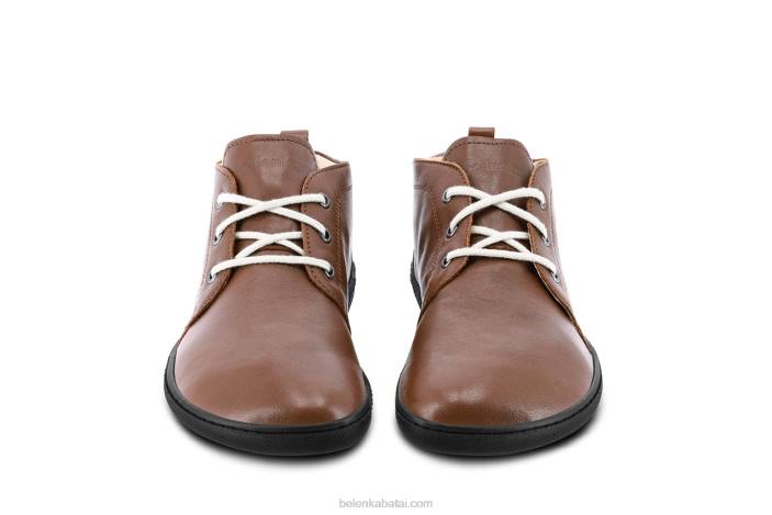 batai basomis kojomis – ikona vyrų Be Lenka HZVH69 tamsiai rudas