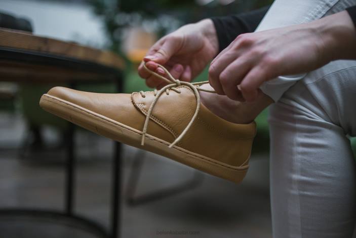 batai basomis kojomis miestovaizdis vyrų Be Lenka HZVH1 sūdytos karamelės rudos spalvos