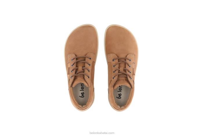 batai basomis kojomis – sinergija vyrų Be Lenka HZVH20 konjakas/smėlio spalvos