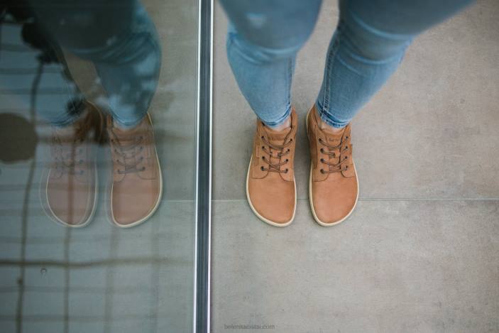 batai basomis kojomis – sinergija vyrų Be Lenka HZVH20 konjakas/smėlio spalvos