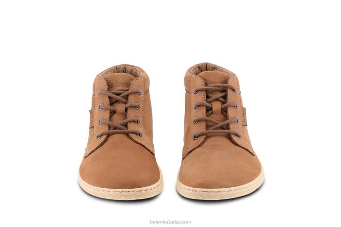 batai basomis kojomis – sinergija vyrų Be Lenka HZVH20 konjakas/smėlio spalvos