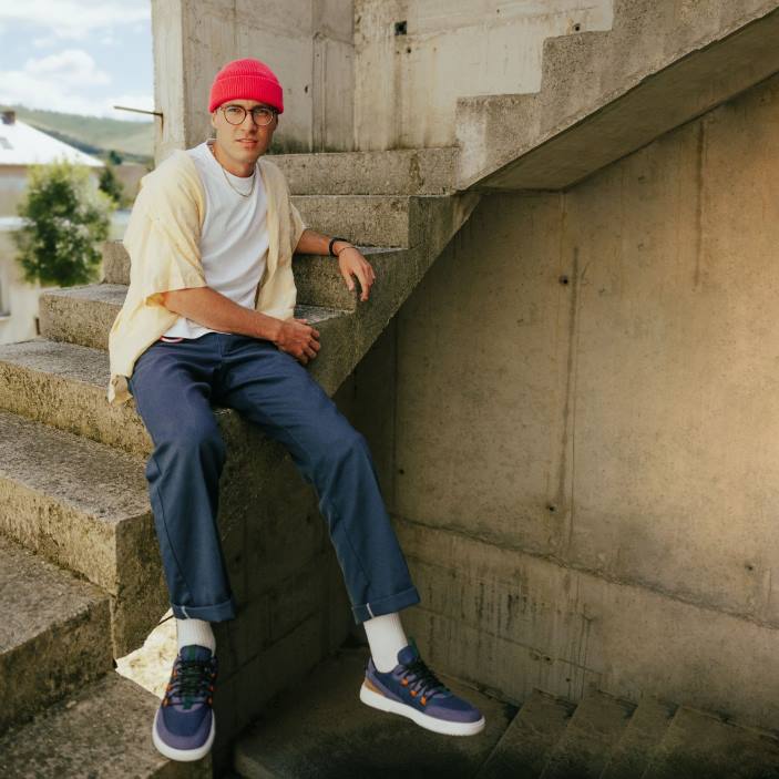 basi sportbačiai barebarics - atgaivinti vyrų Be Lenka HZVH81 mėlyna/balta