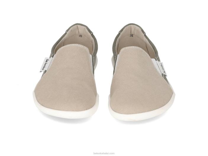 basi sportbačiai – eazy – veganiški vyrų Be Lenka HZVH63 smėlio/armijos žalia