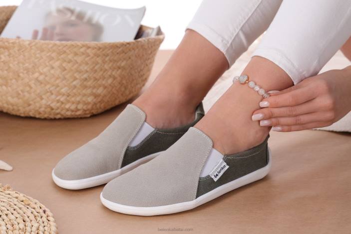 basi sportbačiai – eazy – veganiški vyrų Be Lenka HZVH63 smėlio/armijos žalia