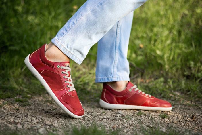 sportbačiai basomis kojomis – čempionas 2.0 – veganai vyrų Be Lenka HZVH11 raudona