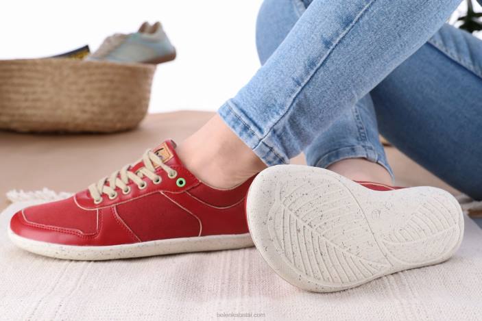 sportbačiai basomis kojomis – čempionas 2.0 – veganai vyrų Be Lenka HZVH11 raudona