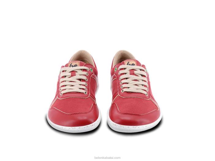 sportbačiai basomis kojomis – čempionas 2.0 – veganai vyrų Be Lenka HZVH11 raudona