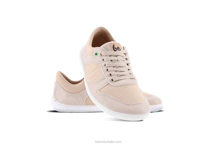 sportbačiai basomis kojomis – čempionas 2.0 – veganai vyrų Be Lenka HZVH14 smėlio spalvos