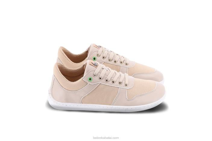 sportbačiai basomis kojomis – čempionas 2.0 – veganai vyrų Be Lenka HZVH14 smėlio spalvos