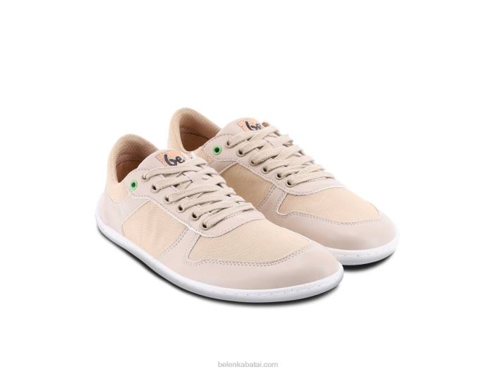 sportbačiai basomis kojomis – čempionas 2.0 – veganai vyrų Be Lenka HZVH14 smėlio spalvos