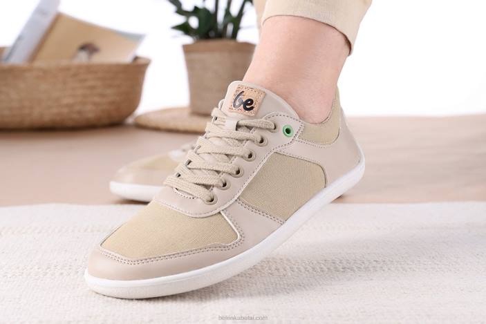 sportbačiai basomis kojomis – čempionas 2.0 – veganai vyrų Be Lenka HZVH14 smėlio spalvos