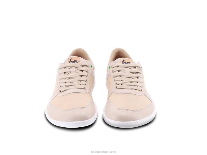 sportbačiai basomis kojomis – čempionas 2.0 – veganai vyrų Be Lenka HZVH14 smėlio spalvos