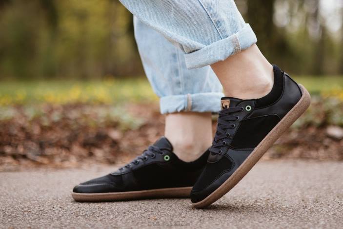 sportbačiai basomis kojomis – čempionas 2.0 – veganai vyrų Be Lenka HZVH16 juodas