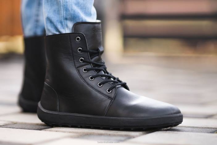 žieminiai batai basomis kojomis žieminiai 2.0 vyrų Be Lenka HZVH48 juodas