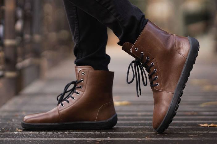 žieminiai batai basomis kojomis žieminiai 2.0 vyrų Be Lenka HZVH49 tamsiai rudas