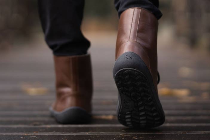 žieminiai batai basomis kojomis žieminiai 2.0 vyrų Be Lenka HZVH49 tamsiai rudas